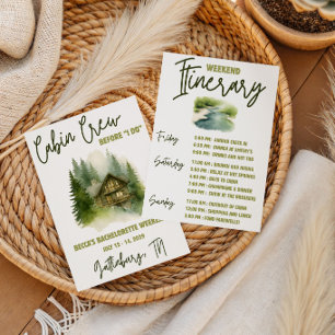 Cabin Crew Before I DO! Weekend Bachelorette Party Invitation