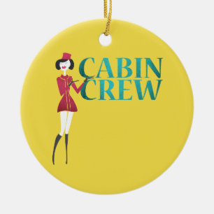 Cabin Crew Ceramic Ornament