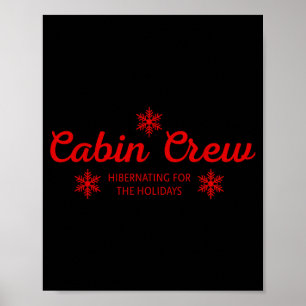 Cabin Crew Christmas Pjs Family Christmas Pajamas  Poster