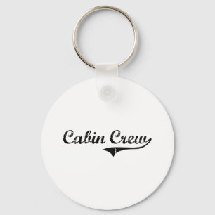 Cabin Crew Professional Job Keychain