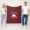 Cabin Family Name Red Buffalo Plaid