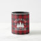Cabin Family Name Red Buffalo Plaid