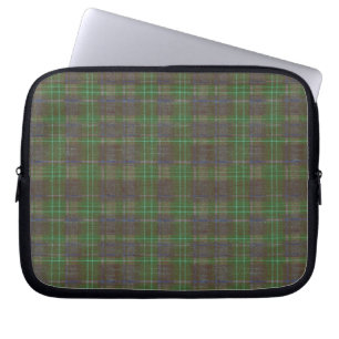 Cabin Forest Green Tartan Laptop Sleeve