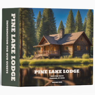 Cabin in the Forest Vacation Rental Binder