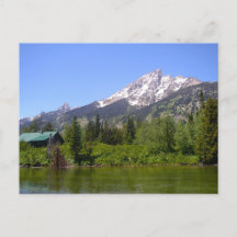 Cabin in the Tetons Postcard