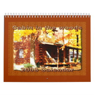 Cabin in the woods calendar