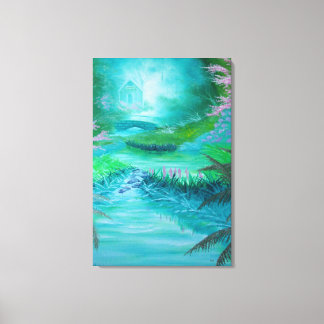 Cabin in the Woods Canvas Print