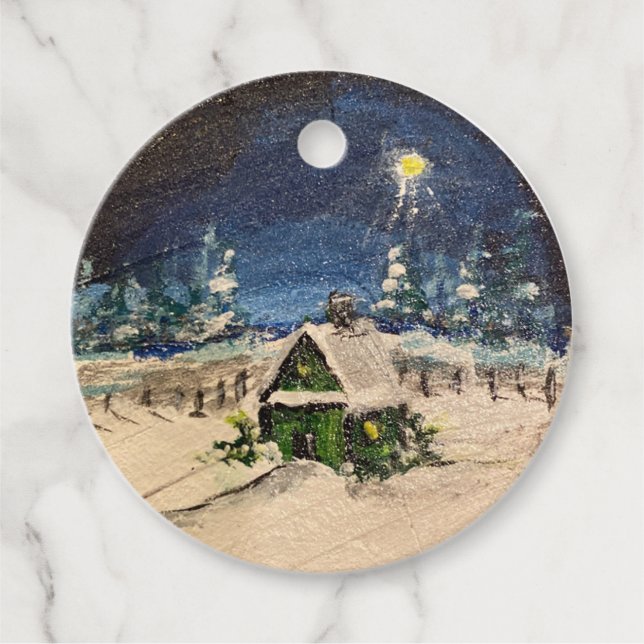 Cabin in the Woods Favour Tags (Front)