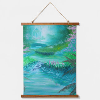 Cabin in the Woods Hanging Tapestry