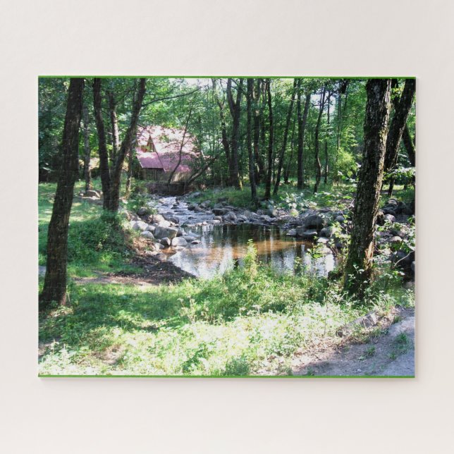 Cabin In The Woods Jigsaw Puzzle (Horizontal)