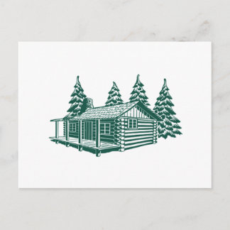 Cabin in the Woods... Postcard
