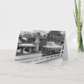 Cabin John Streetcar, 1930s Card