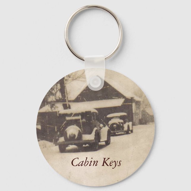 Cabin Keys Keychain (Front)