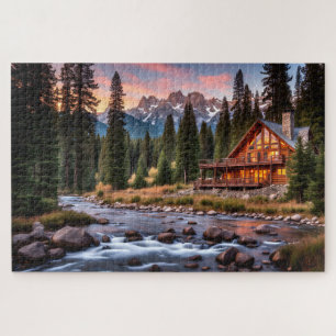 Cabin Lights Jigsaw Puzzle