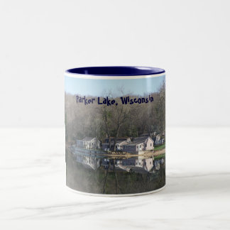cabin on the lake mug
