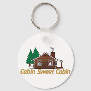 Cabin Sweet Cabin Keychain