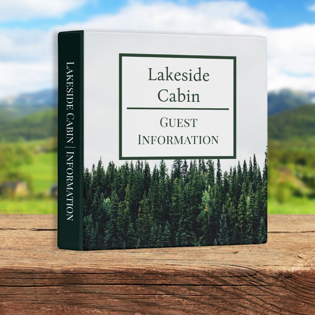 Cabin Trees Airbnb Vacation Rental Binder (Creator Uploaded)