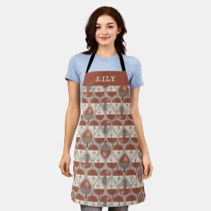 Cabincore Autumnal Stripes Apron