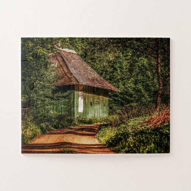 CABINE DANS LES BOIS JIGSAW PUZZLE (Horizontal)