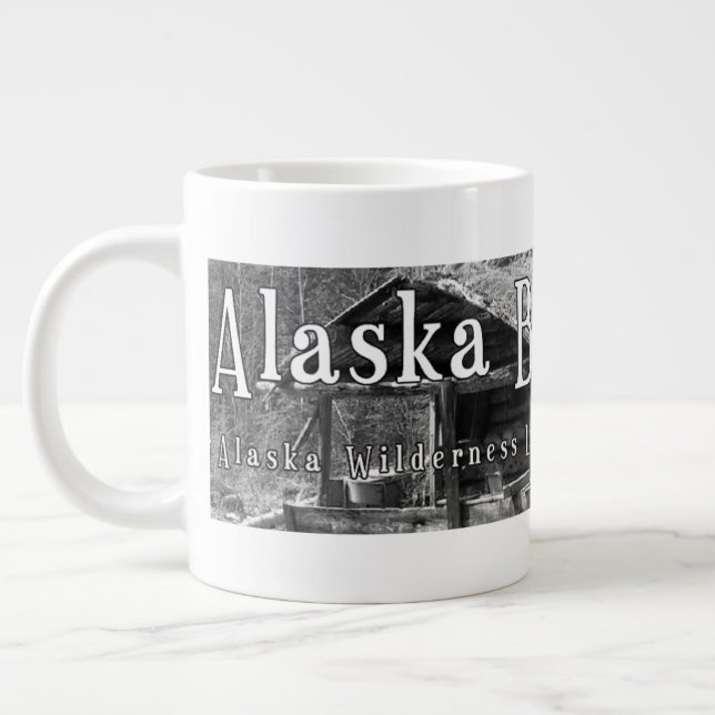 Cabine de l'Alaska Jumbo Coffee Mug (Gauche)