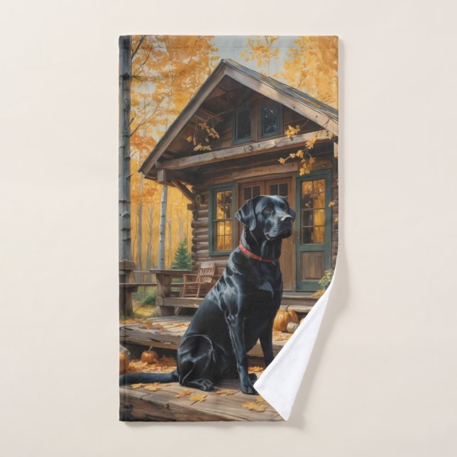 Cabine du journal de l'extracteur Black Labrador A (Serviette à main)