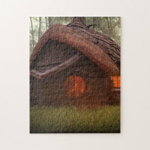 CABINE EN BOIS IMAGINAIRE ART JIGSAW PUZZLE