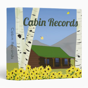 Cabine House Records 3 Ring Classeur