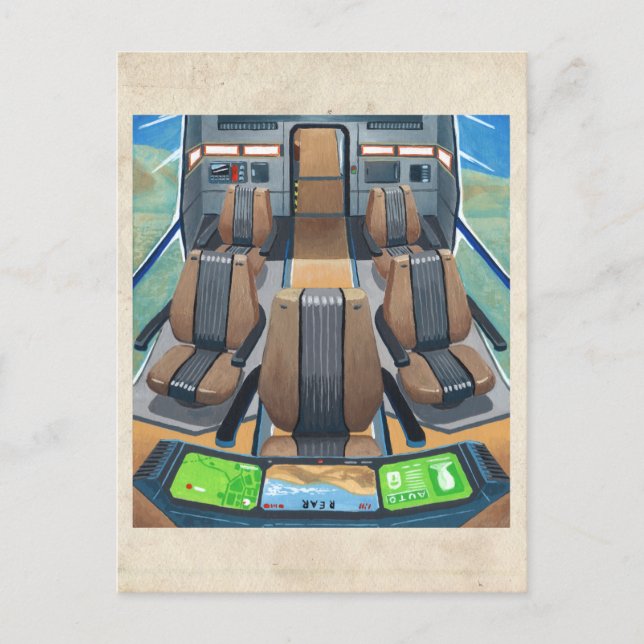 Cabine RocketLodge - Carte postale (Devant)