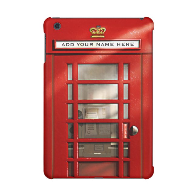 Cabine téléphonique rouge britannique vintage (Dos)