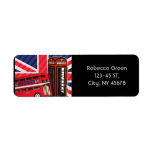 Cabine téléphonique rouge Retro Union Jack London