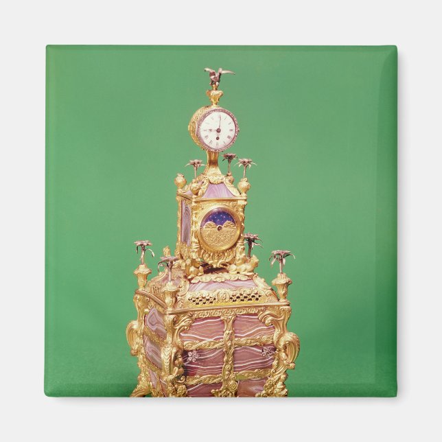 Cabinet clock, c.1766 magnet (Front)