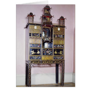 Cabinet de pagode de style Thomas Chippendale