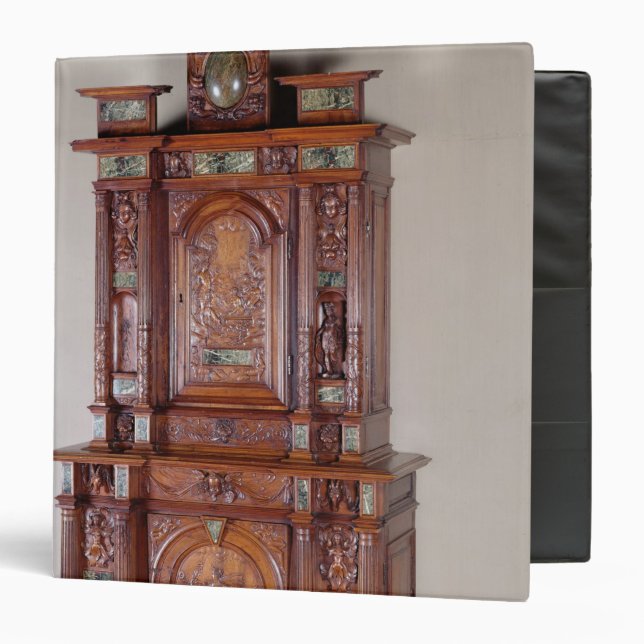 Cabinet with two sections, and a double door binder (Front/Inside)