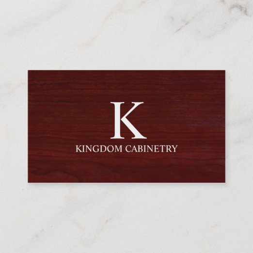 cabinet maker business card template free