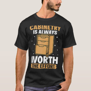 Cabinetry Is Always Worth The Effort Raglan Baseba T-Shirt