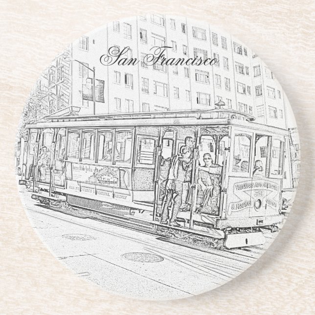 Cable Car Coaster (Front)