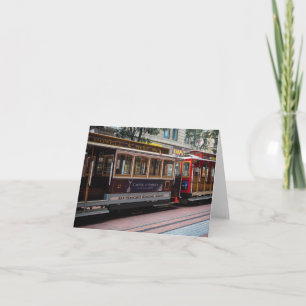 Cable Cars Thank You Card