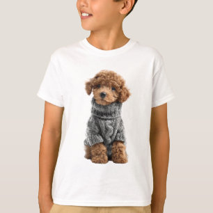 Cable Knit Sweater Poodle Kids