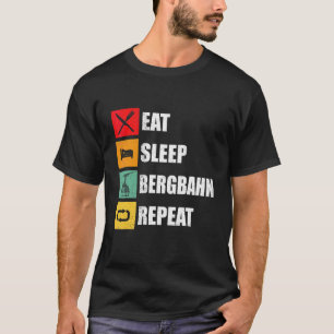 Cable Railway Gondola Eat Sleep Mountain Railway T-Shirt