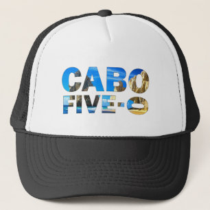 Cabo 50th birthday trucker trucker hat
