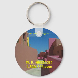 Cabo Colourful  Luggage I.D. Tag Keychain