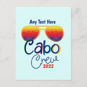 Cabo Crew Vacation Family Honeymoon Girls Group Postcard