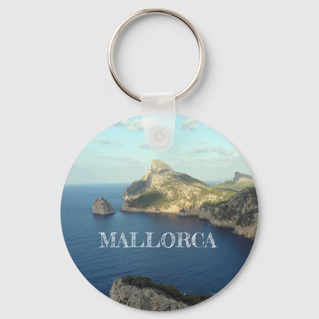 Cabo de Formentor key ring on the island of Majorc (Front)