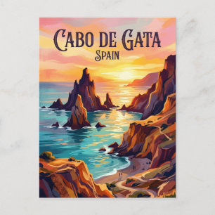 Cabo de Gata Natural Park Spain Postcard