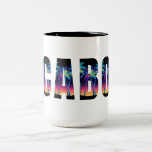 Cabo Palms Two-Tone Coffee Mug