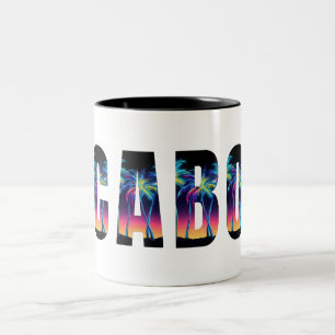 Cabo Palms Two-Tone Coffee Mug