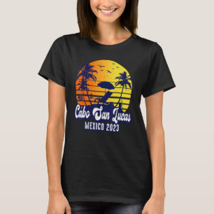Cabo San Lucas 2023 Mexico Sunset Beach Retro_1 T-Shirt