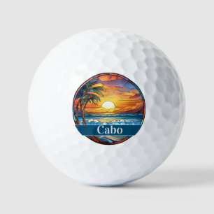 Cabo San Lucas Beach Vacation Golf Balls