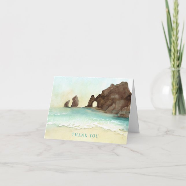 Cabo San Lucas | Carte de remerciements El Arco (Devant)