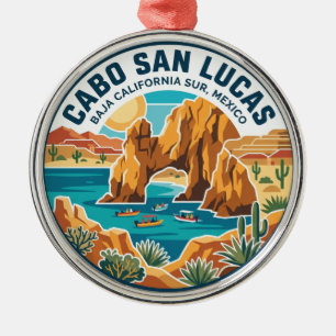 Cabo San Lucas El Arco Mexico Metal Ornament